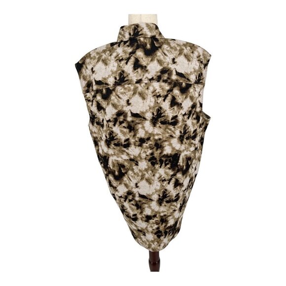 NWT SAMSOE SAMSOE SLEEVLESS OVERSIZED TEA SHIRT TOP - CAMO CLAY SIZE SMALL - Picture 6 of 7